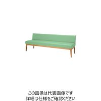 ミズノ 木脚ロビーチェア 3人用背付 グリーン MBC-1818WD58-GR 1台 127-7017（直送品）