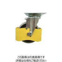 ユーエイ 新型プレスキャスター 自在車 200径ナイロンホイルウレタン車輪 PMS-200GUB-IPCY 1個 250-9339（直送品）