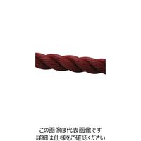 ユタカメイク ロープ PEロープ巻物 12φ×200m レッド PE-61 1個 113-7049（直送品）