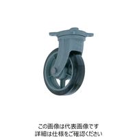 ヨドノ 鋳物重荷重用ゴム車輪自在車付き HBーg410X75 1個 809-4025（直送品）