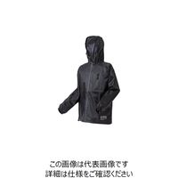 喜多 スーパーライトレインウェア 超軽量 No1710 ブラック 3L(XL) NO1710-BK-3L 1着 235-5676（直送品）