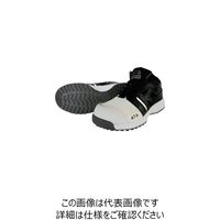 喜多 ハイカットプロスニーカー ホワイト×ブラック 24.5 MG5680-WH/BK-24.5 1足 235-4050（直送品）