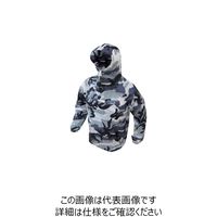 喜多 ポリエステル 迷彩ヤッケ グレー LL NO1580-GRY-LL 1着 236-0437（直送品）