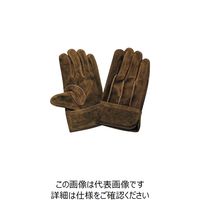 喜多 牛本革背縫い ソフトオイル加工 ブラウン M NO8043-BRN-M 1双 236-0359（直送品）