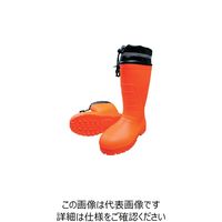 喜多 柔らかいEVAラバーブーツ(カバー付) オレンジ M(24.5~25.0) KR7040-OR-M 1足 235-5604（直送品）