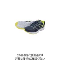 喜多 紳士ヒモスニーカー メッシュ MK140 ネイビー 24.5 MK140-NV-24.5 1足 252-4748（直送品）