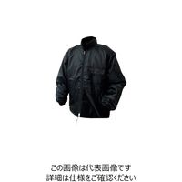 喜多 前開き オールキルトヤッケ 収納フード付 ブラック M NO3700-BLK-M 1着 235-5678（直送品）