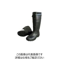 喜多 耐油長ロング(カバー付) KR7430 ブラック 25.0 KR7430-BK-25.0 1足 235-8793（直送品）