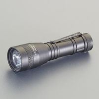 エスコ [単3x1本] フラッシュライト/LED(黒) EA758RS-51 1セット(10個)（直送品）