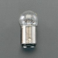 エスコ AC220V/10W 電球(ダブルベース回転灯用/3個) EA758ZK-68 1セット(15個:3個×5袋)（直送品）