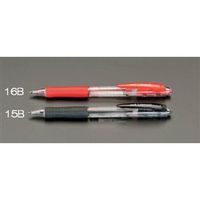 エスコ 0.7mm[赤]ボールペン EA765MG-16B 1セット(60本)（直送品）