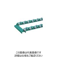 三鈴工機 三鈴 千鳥型スチールホイールコンベヤ 径38XT12XD6 MWF38C-0524 1台 127-9940（直送品）