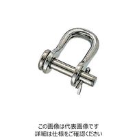 水本機械製作所 水本 ステンレス ワリピン式半丸シャックル 長さ25mm内幅14mm RSW-6 1個 849-2429（直送品）