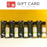 【手土産やプレゼントに】 「OLiVO」オリーブオイルプチギフト(50ml×5本セット)　ギフトカード　桐箱　専用紙袋付き（直送品）