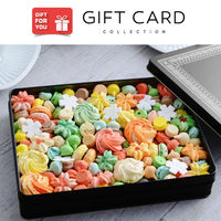 【手土産やお祝いの贈り物に】 東京 「マカロン・エ・ショコラ」 マカロンボーロ　吹き寄せ ギフトカード　桐箱　紙袋　熨斗　御中元（直送品）