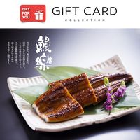 【手土産やお祝いの贈り物に】 宮崎 「鰻楽」うなぎ蒲焼切身 ギフトカード　桐箱　紙袋　熨斗　御中元（直送品）