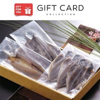 【手土産やお祝いの贈り物に】 静岡　沼津「奥和」無添加干物　計3種5枚 ギフトカード　二重封筒（直送品）