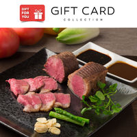 【手土産やお祝いの贈り物に】 大阪　「ノワ・ド・ココ」  ローストビーフ 2種セット ギフトカード　二重封筒　熨斗（御中元）（直送品）