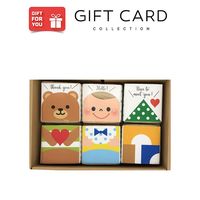 【手土産やお祝いの贈り物に】 ライスドール (男の子) 6個入 ギフトカード　二重封筒（直送品）