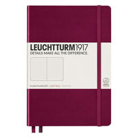 LEUCHTTURM1917 ロイヒトトゥルム ノート A5 ドット ポートレッド 359695 1冊（わけあり品）