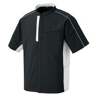 アイトス 半袖ジャケット(男女兼用) ブラック 6L 1942-010-6L 1942 1着（直送品）