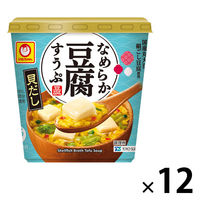 なめらか豆腐すうぷ　貝だし11g 1セット（1個×12） 東洋水産 スープ 朝食 ランチ 軽食
