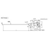アズビル 白金測温抵抗体、熱電対 YYK~ YYK2PM48180B120W 1個（直送品）
