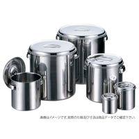 赤川器物製作所 AG18-8 深型キッチンポット 24cm(手付) 11024 1ケース(8個)（直送品）