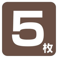 カミイソ産商 ラベル S-361 5枚 角 1袋(500個)（直送品）