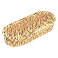 トーダイ 樹脂バスケット CB-007-IV小判型カトラリーバスケット アイボリー 01000701 1ケース(5個)（直送品）