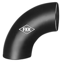 古林工業 SGP 溶接式管継手(黒)90°ロングエルボ 15A ELL0000015 1個（直送品）