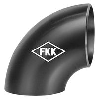 古林工業 SGP 溶接式管継手(黒)90°ショートエルボ 25A ELS0000025 1個（直送品）