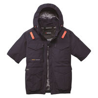 バートル AC半袖ブルゾン ネイビー XL AC2106-3-XL 1枚（直送品）