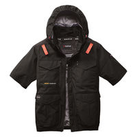 バートル AC半袖ブルゾン ブラック M AC2106-35-M 1枚（直送品）