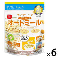 日食 プレミアムピュアトラディショナルオートミール 340g　６袋　シリアル　日本食品製造