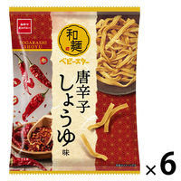 スナック菓子 食べきりサイズ 和麺　ベビースター　唐辛子しょうゆ味 56g 1セット（1個×6）