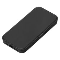 PGA iPhone 17用 ガラスフリップケース ブラック PG-25AGF01BK 1個（直送品）