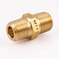 エスコ R3/4”xNPT3/4” 六角ニップル(真鍮製) EA141AD-145 1個（直送品）
