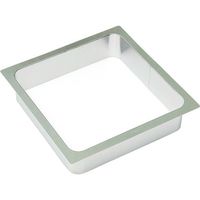 スガツネ工業 ステンレス鋼製 屑入投入口 角型 AN-KH