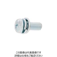 SUNCO 三価ホワイト ピタック(+)ナベI=4 6×10 (600本入) 10-00-P014-0060-0100-03（直送品）