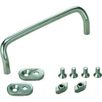ステンレス鋼製丸棒取手アルミフレーム取付用セット