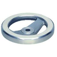 イマオコーポレーション イマオ ハンドル アルミ2スポークハンドル車(加工付) ハンドル径125mm AL2SP125N-M 1個（直送品）