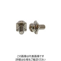 SUNCO 三価ホワイト 端子ねじ+ーナベSK形 角座8.0×1.2対角押 4×10 （0） （1200本入） 260-5281（直送品）