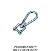 水本機械製作所 水本 ステンレス スナップフックシャックル 線径6mm長さ84mm BB-6 1個 113-3028（直送品）