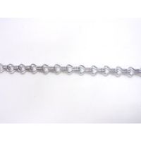 ニッサチェイン アルミカラーチェン 30m 銀 AR12-SV 1本 128-0198（直送品）