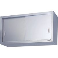 マルゼン 吊り戸棚・ステンレス戸 600×350×600 BCS60635S 1台 136-4043（直送品）