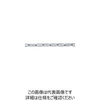 水本機械製作所 水本 アルミカラーチェーン シルバー 30m 線径5mm AL-5S 1本 849-0279（直送品）