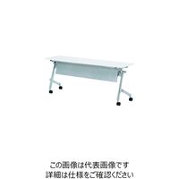 藤沢工業 TOKIO 天板跳ね上げ式テーブル ATNーP1845 1800×450 ホワイト ATN-P1845-W 1台 146-8652（直送品）