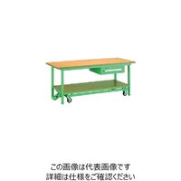 大阪製罐 OS 移動式作業台 木製天板(厚み31mm) BM1871 1台 136-5829（直送品）