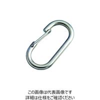水本機械製作所 水本 ステンレス O型フック(ロープ用)線径8mm長さ57mm A-2812 1個 201-1991（直送品）